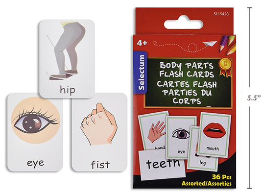 Selectum Body Parts Flash Cards