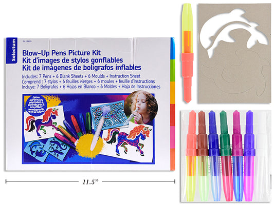 Sel Blow Up Pen Pic Kit w/Shts