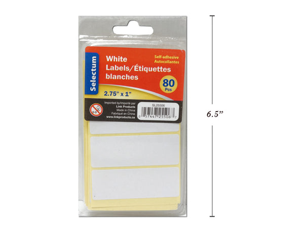 Selectum Self Adhesive Labels 80pc – Excellent Stores