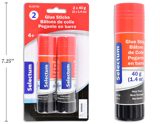 Selectum Glue Sticks 2pc 40g