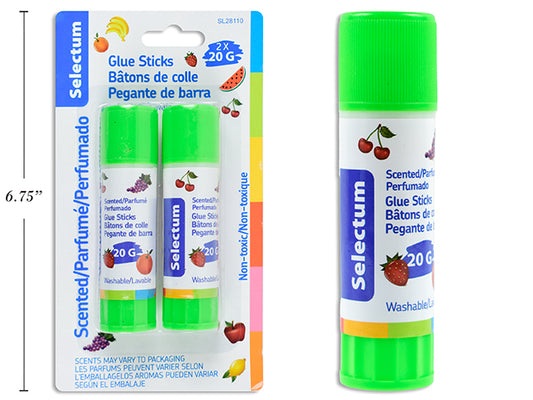 Scented Washable Glue Sticks 2pc