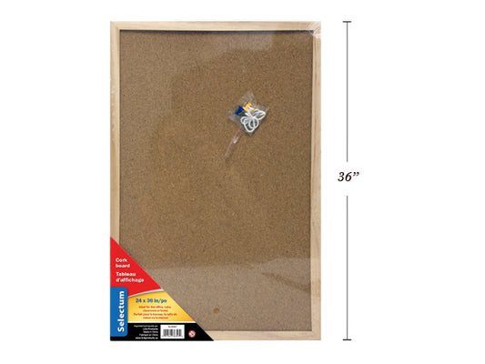Corkboards w Wood Frame 24X36"