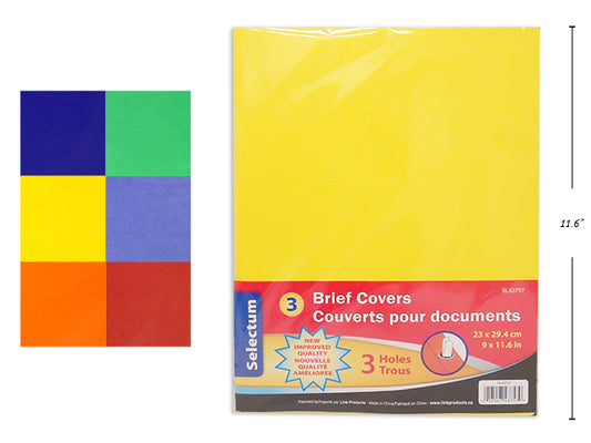 Folder 3 Prong Ltter Sz 3Pk