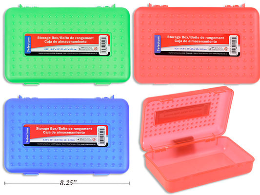 Sel Plastic School Box Asst