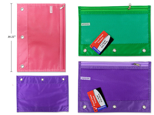 3 Hole Binder Pencil Pouch