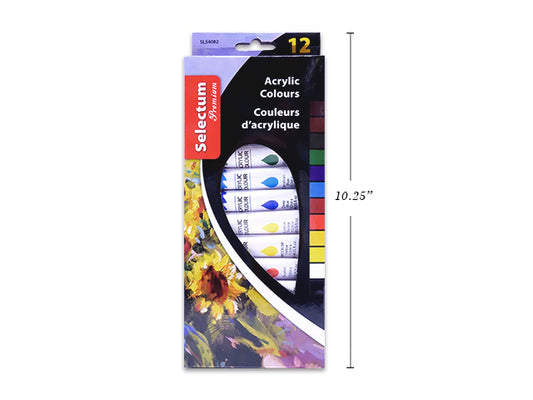 Selectum Acrylic Paint 12pk