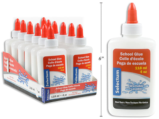 Selectum White School Glue 4oz
