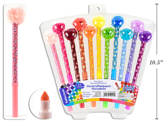 Pom Poms Washable Marker 11pc