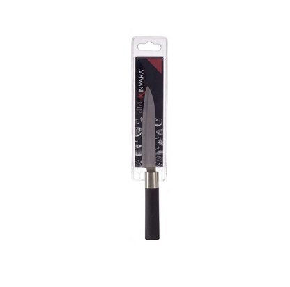 Paring Knife Stainless Steel wBlack Grip