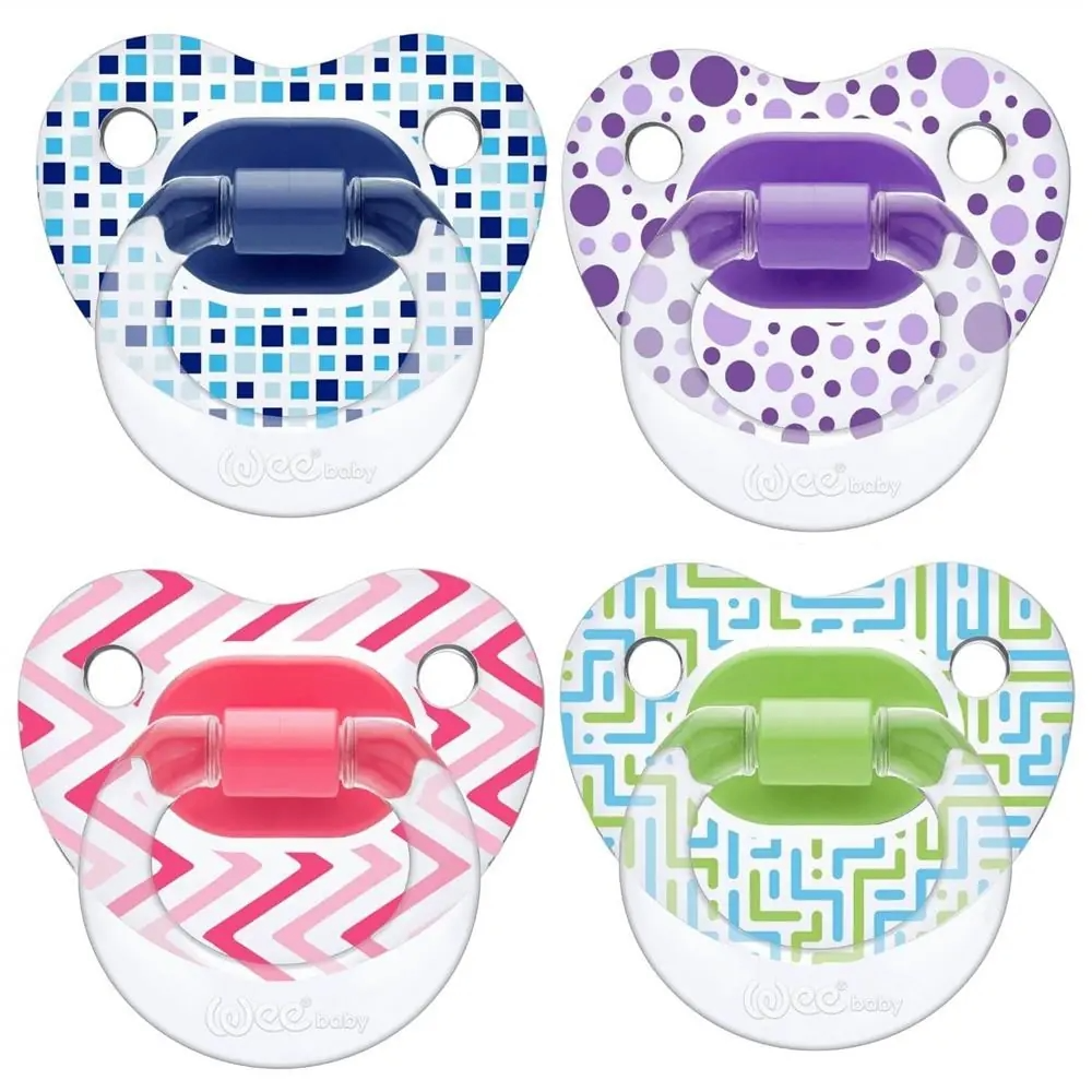 Pacifier wTransparent Pattern 0-6m